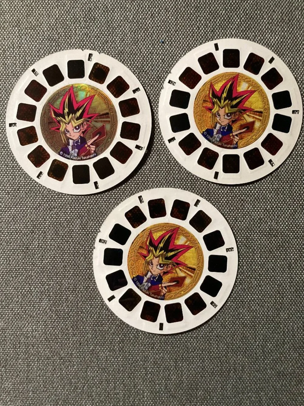 Yu-Gi-Oh! 1996 3D View-Master- 3 Reels and Case
